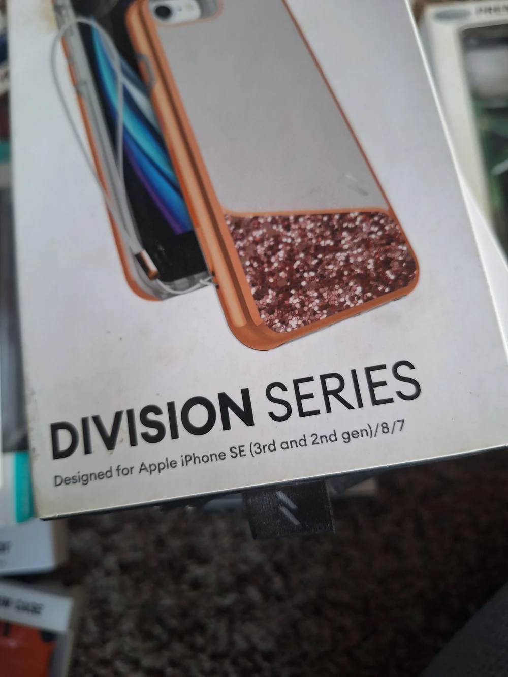Division Series Protective Case for iPhone SE/8/7 - Black